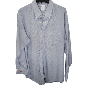 Brooks Brothers Cotton Stripe Casual Button Down Long Sleeve